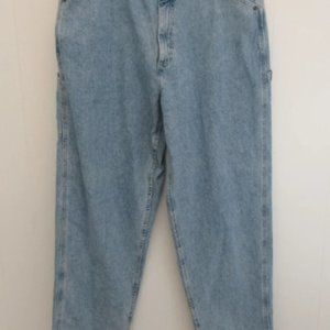 Jeans Size 18M Carpenter Style High Rise Light Wash Blue Denim